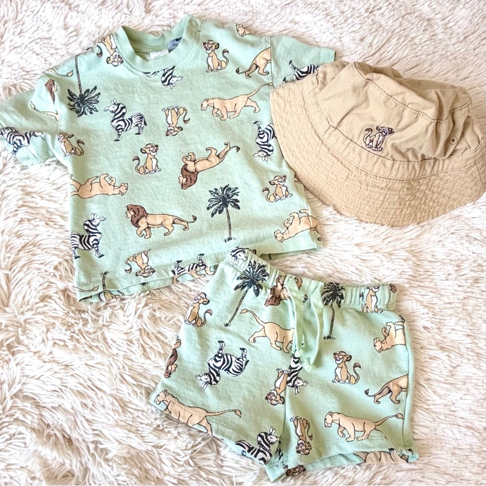 H&M Lion King 3 Piece Outfit 12 months
